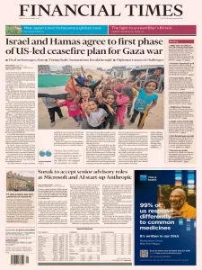 金融时报PDF免费下载 Financial Times PDF 2025年10月10日