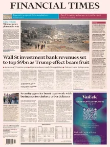 金融时报PDF免费下载 Financial Times PDF 2025年10月14日
