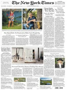 纽约时报免费下载 The New York Times 2025年10月12日