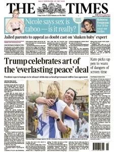 泰晤士报PDF免费下载 The Times PDF 2025年10月10日