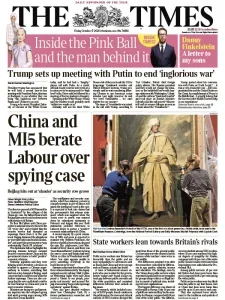 泰晤士报PDF免费下载 The Times PDF 2025年10月17日