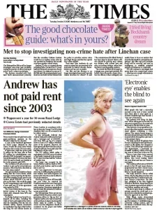 泰晤士报PDF免费下载 The Times PDF 2025年10月21日