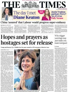 泰晤士报PDF免费下载 The Times PDF 2025年10月13日