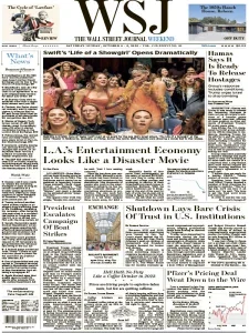 华尔街日报pdf免费下载 The Wall Street Journal 2025年10月4日