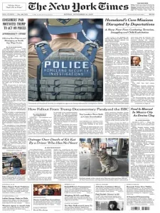 纽约时报免费下载 The New York Times 2025年11月16日