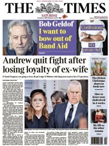 泰晤士报PDF免费下载 The Times PDF 2025年11月1日