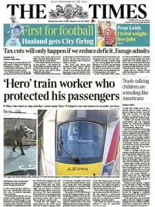 泰晤士报PDF免费下载 The Times PDF 2025年11月3日