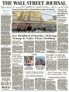 华尔街日报pdf免费下载 The Wall Street Journal 2025年11月23日