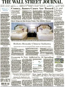 华尔街日报pdf免费下载 The Wall Street Journal 2025年11月25日