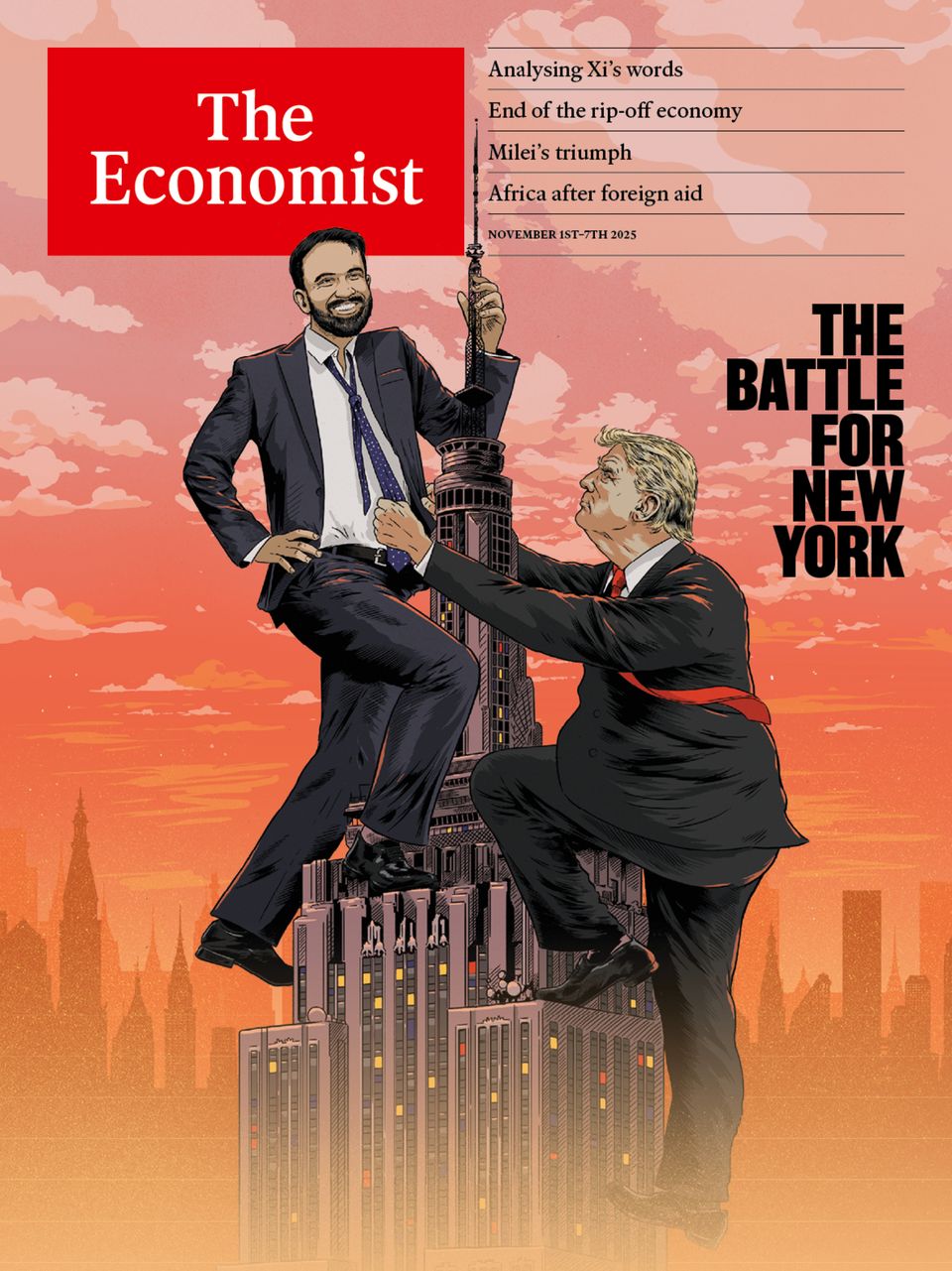 经济学人中英双语对照下载 The Economist 2025年11月1日