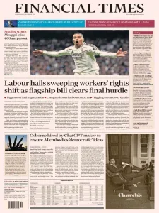 金融时报PDF免费下载 Financial Times PDF 2025年12月17日