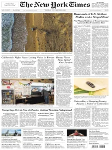 纽约时报免费下载 The New York Times 2025年12月30日