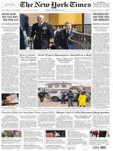 纽约时报免费下载 The New York Times 2025年12月5日