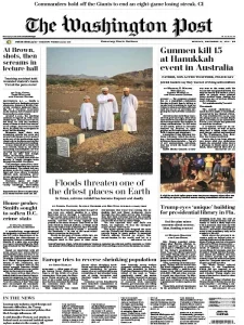 华盛顿邮报PDF免费下载 The Washington Post 2025年12月15日