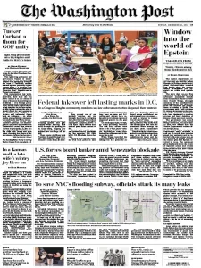 华盛顿邮报PDF免费下载 The Washington Post 2025年12月21日