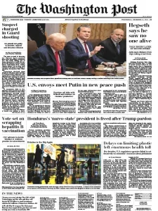 华盛顿邮报PDF免费下载 The Washington Post 2025年12月3日