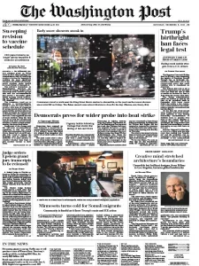华盛顿邮报PDF免费下载 The Washington Post 2025年12月6日