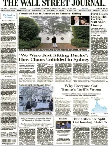 华尔街日报pdf免费下载 The Wall Street Journal 2025年12月16日
