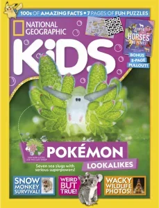 国家地理少儿版澳新版PDF National Geographic Kids AU NZ Issue 133 2026 现实版宝可梦与海蛞蝓图鉴 4 National Geographic Kids