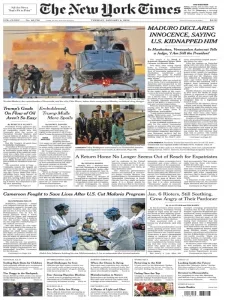 纽约时报免费下载 The New York Times 2026年1月6日