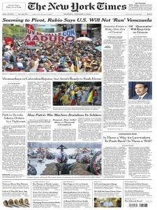 纽约时报免费下载 The New York Times 2026年1月5日