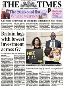 泰晤士报PDF免费下载 The Times PDF 2025年12月31日