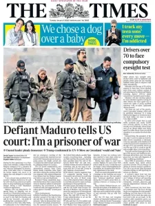 泰晤士报PDF免费下载 The Times PDF 2026年1月6日