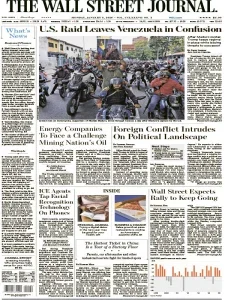 华尔街日报pdf免费下载 The Wall Street Journal 2026年1月5日