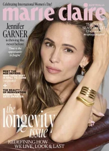 玛丽嘉儿澳洲版PDF Marie Claire Australia 2026年3月刊:长寿时代的女性重塑与珍妮弗·加纳 2 Marie Claire Australia