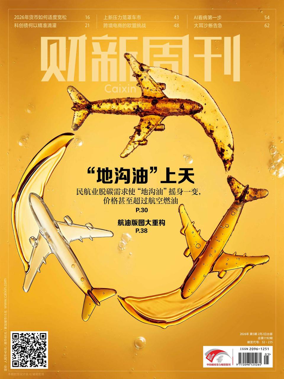 财新周刊PDF Caixin Weekly 2026年第5期：“地沟油”上天