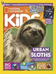 国家地理少儿版澳新版PDF National Geographic Kids AU/NZ 第135期/2026年:城市树懒的慢生活 2 National Geographic Kids