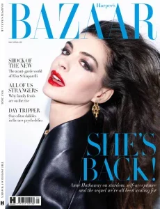 Harper's Bazaar UK PDF 2026年5月刊:安妮·海瑟薇回归!聚焦星光与自我接纳 3 harpers-bazaar-uk-05_2026_waikanstore.com